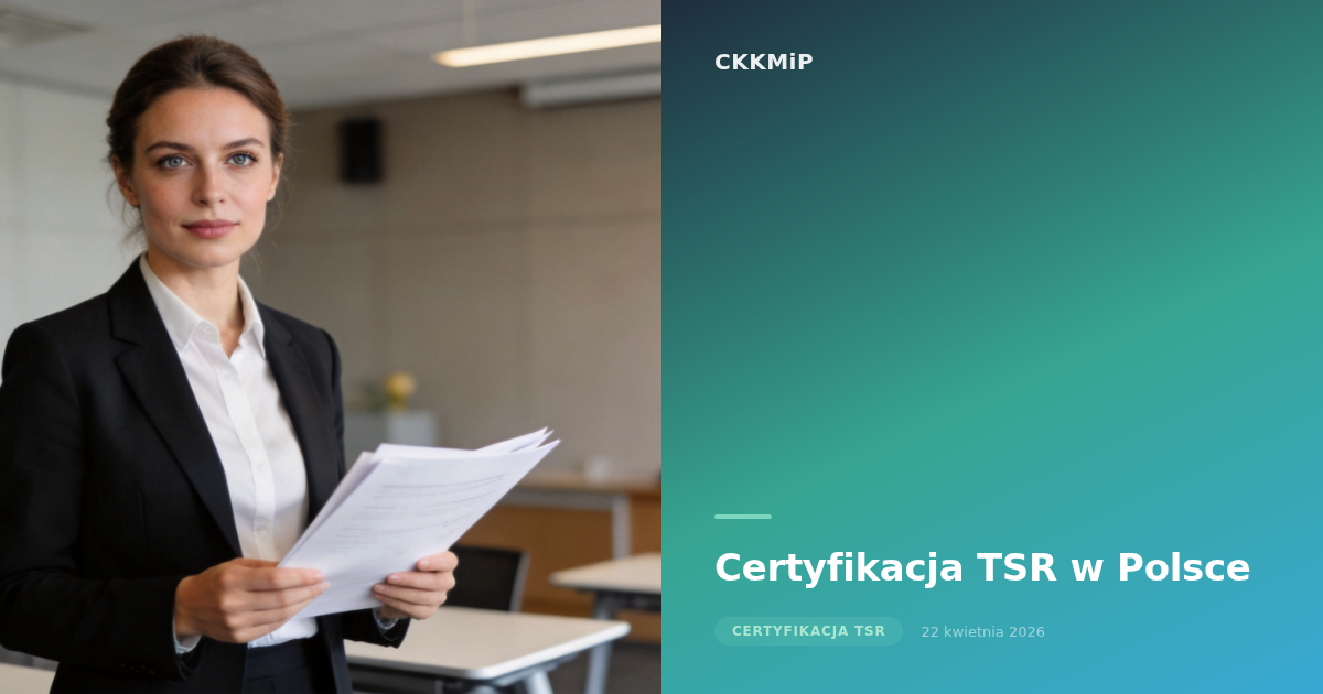 Certyfikacja TSR w Polsce
