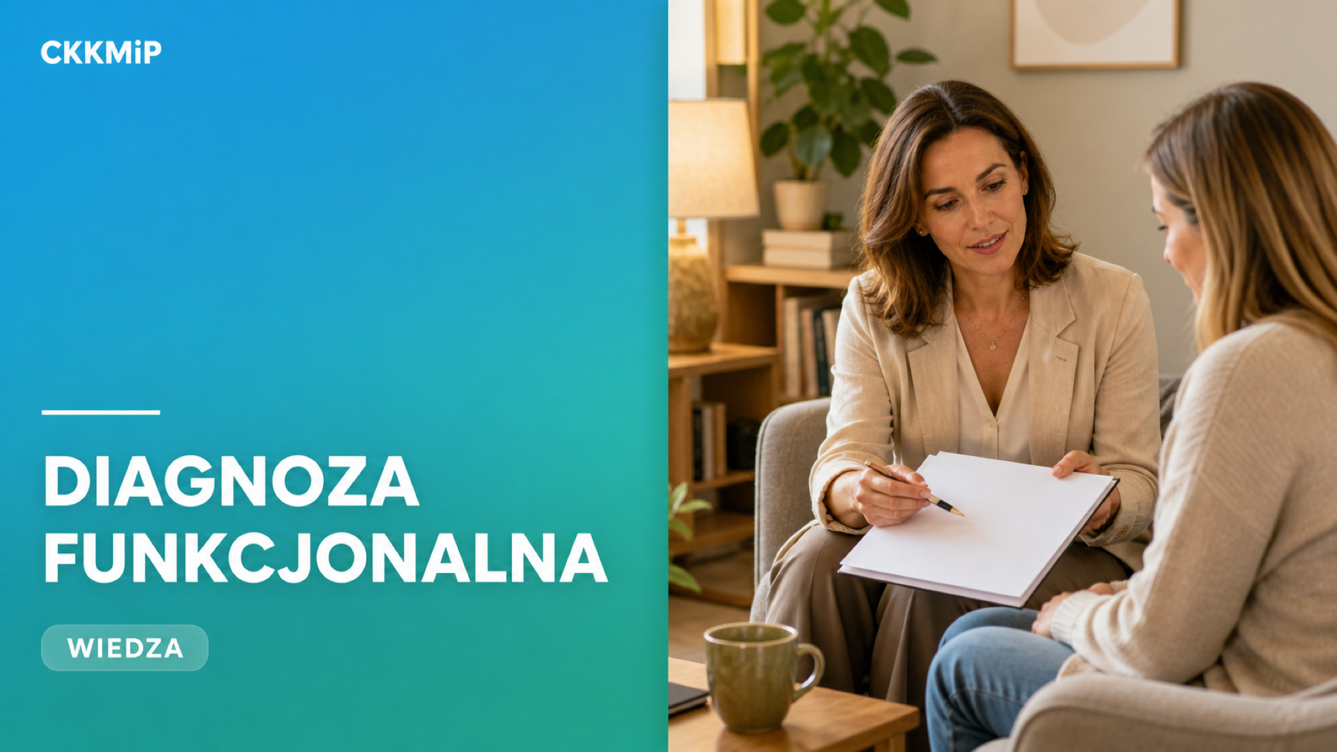 Terapeutka omawia z klientką codzienne funkcjonowanie podczas konsultacji